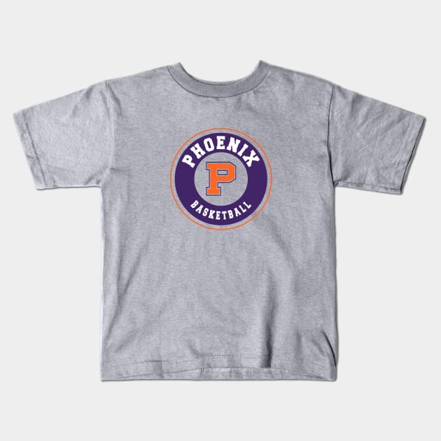 Phoenix basketball Kids T-Shirt by BVHstudio